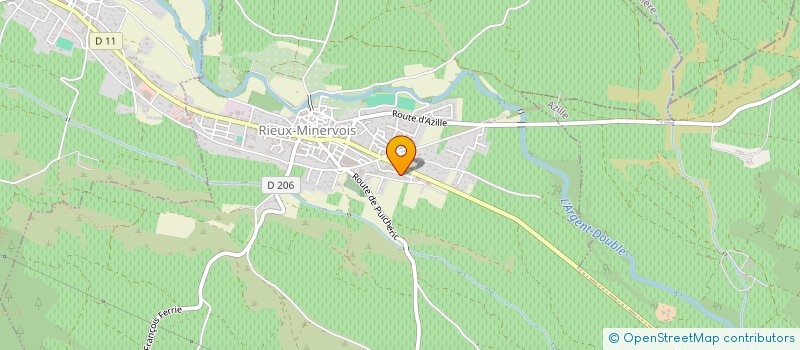 localisation de l'entreprise AMBULANCES RIEUMOISES à RIEUX-MINERVOIS