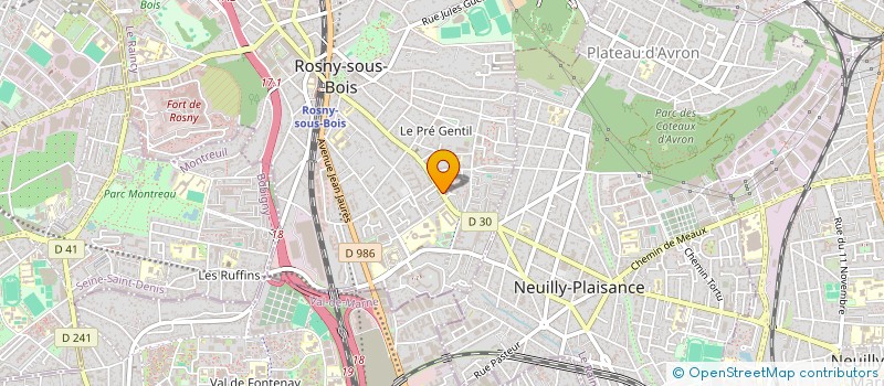 localisation de l'entreprise AMBULANCES ROMEO à ROSNY-SOUS-BOIS