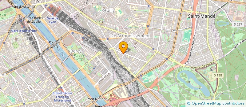 localisation de l'entreprise AMBULANCES ROQUETTE à PARIS