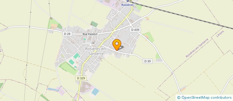 localisation de l'entreprise AMBULANCES ROSIEROISES à ROSIERES-EN-SANTERRE