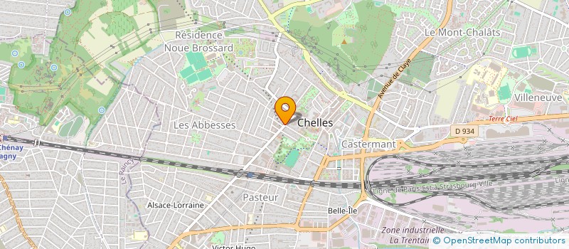 localisation de l'entreprise AMBULANCES SAINT BARTH  CHELLES