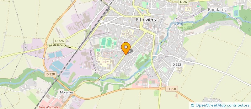 localisation de l'entreprise AMBULANCES SAINT HONORE  ORLEANS