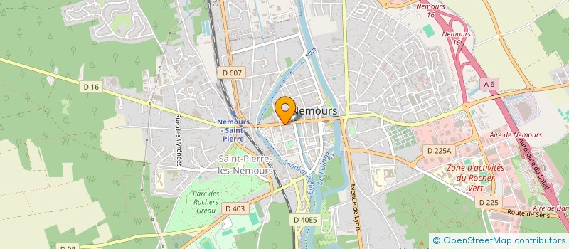 localisation de l'entreprise AMBULANCES SAINT JEAN BAPTISTE  NEMOURS