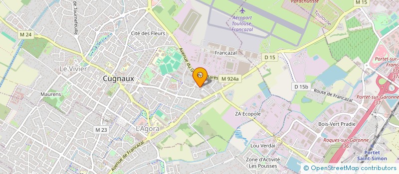 localisation de l'entreprise AMBULANCES SAINT LOUIS  CUGNAUX