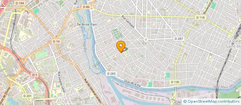 localisation de l'entreprise AMBULANCES SAINT MAUR SN  SAINT-MAUR-DES-FOSSES