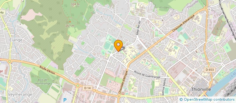 localisation de l'entreprise AMBULANCES SAINTE ANNE SARL à THIONVILLE