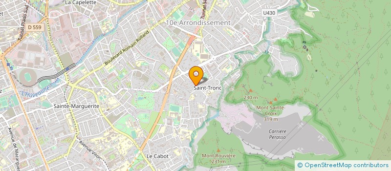 localisation de l'entreprise AMBULANCES SAINTE MARGUERITE à MARSEILLE