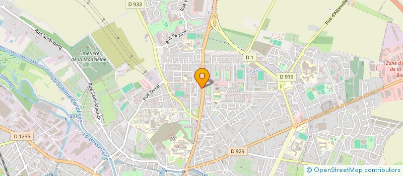 localisation de l'entreprise AMBULANCES SANS FRONTIERES  AMIENS