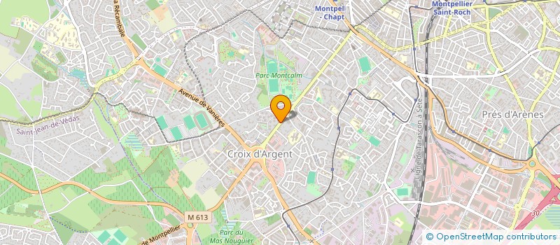 localisation de l'entreprise AMBULANCES SANTE à MONTPELLIER