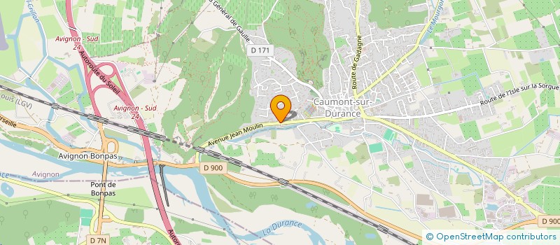 localisation de l'entreprise AMBULANCES SARRIANS  CAUMONT-SUR-DURANCE