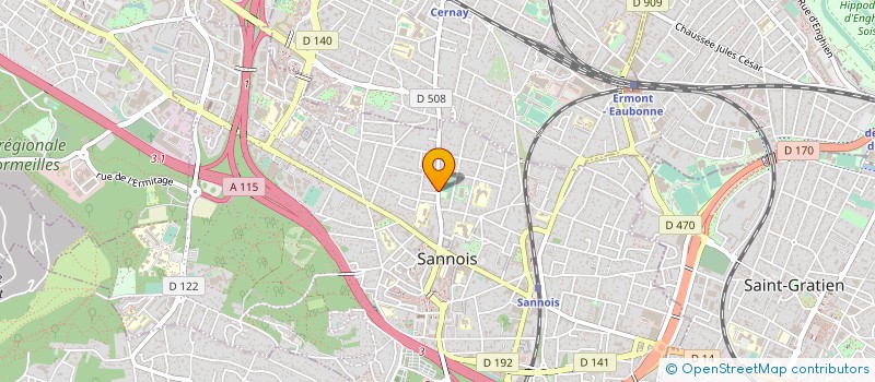 localisation de l'entreprise AMBULANCES SATURNE 95 à SANNOIS
