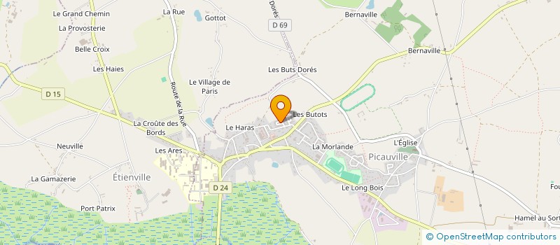 localisation de l'entreprise AMBULANCES SAVEY  ETIENVILLE