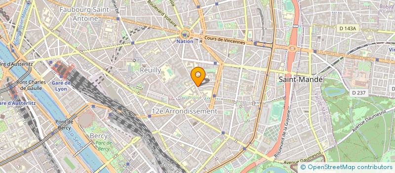 localisation de l'entreprise AMBULANCES SECOURS 75 à PARIS