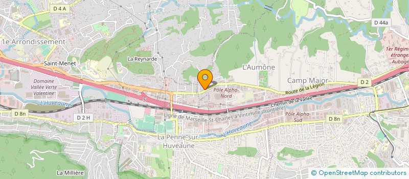 localisation de l'entreprise AMBULANCES SECTEUR 13 à AUBAGNE