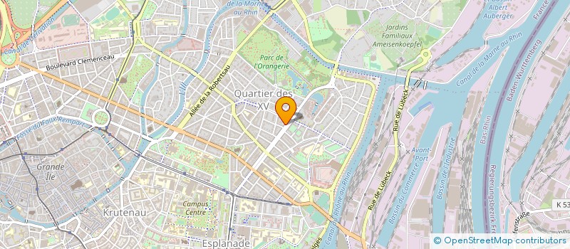localisation de l'entreprise AMBULANCES SERVICE URGENCE STRASBOURG à STRASBOURG