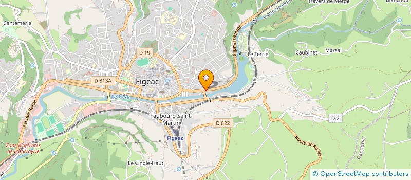 localisation de l'entreprise AMBULANCES SERVICES SECOURS SANITAIRES FIGEAC  FIGEAC