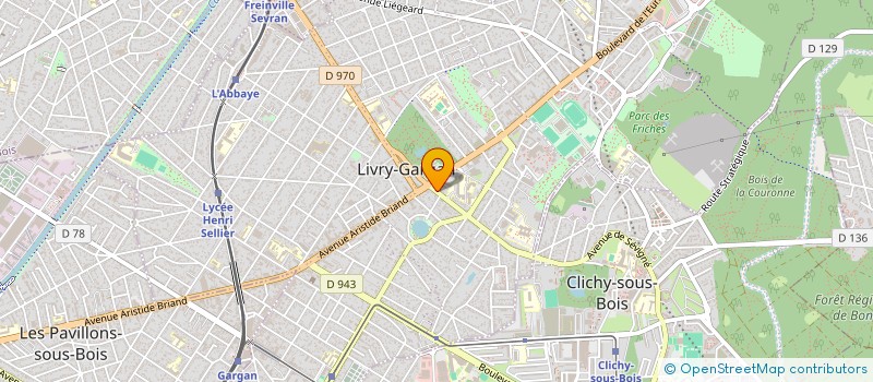 localisation de l'entreprise AMBULANCES SEVRANNAISES  LIVRY-GARGAN