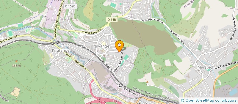 localisation de l'entreprise AMBULANCES SIEB à NILVANGE