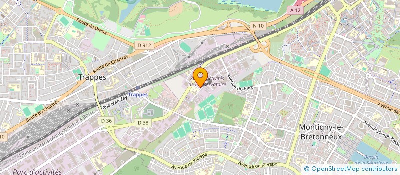 localisation de l'entreprise AMBULANCES SLR à MONTIGNY-LE-BRETONNEUX