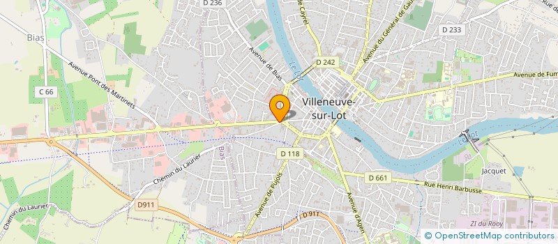 localisation de l'entreprise AMBULANCES SOS à VILLENEUVE-SUR-LOT