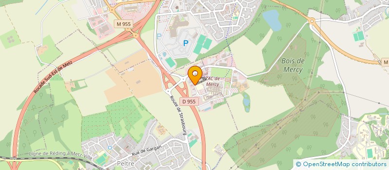 localisation de l'entreprise AMBULANCES SOS  PELTRE