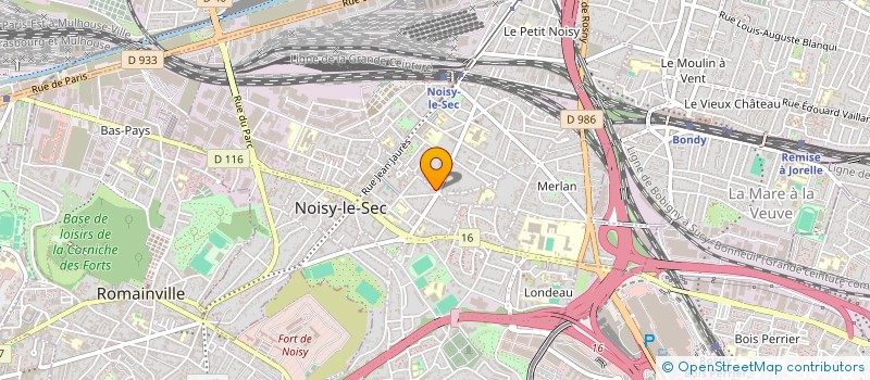 localisation de l'entreprise AMBULANCES SOSSO  AUBERVILLIERS