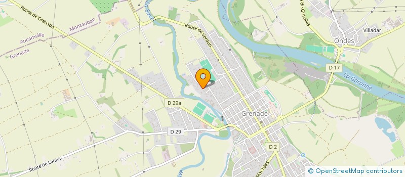 localisation de l'entreprise AMBULANCES TAXIS DE GRENADE  GRENADE