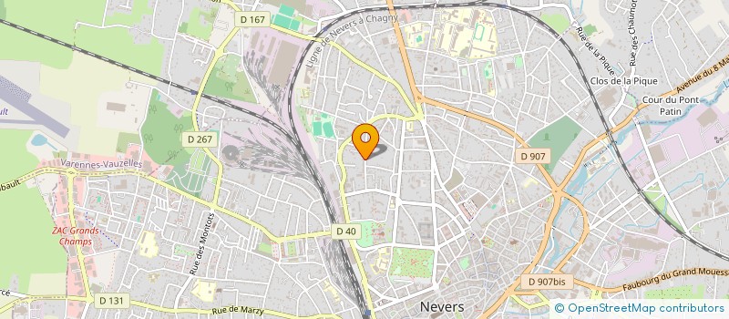 localisation de l'entreprise AMBULANCES TAXIS G5 à NEVERS