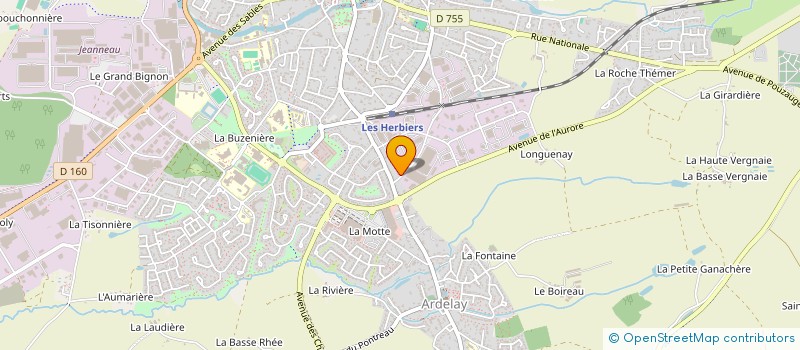 localisation de l'entreprise AMBULANCES TAXIS HERBRETAIS à LES HERBIERS