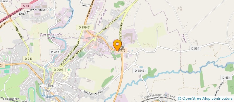 localisation de l'entreprise AMBULANCES-TAXIS LION  SAINTE-CECILE