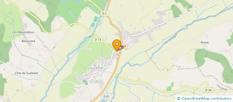 localisation de l'entreprise AMBULANCES TAXIS LORETTE  LAUZERTE