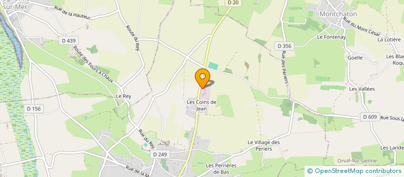 localisation de l'entreprise AMBULANCES - TAXIS MONTMARTIN-SUR-MER  MONTMARTIN-SUR-MER