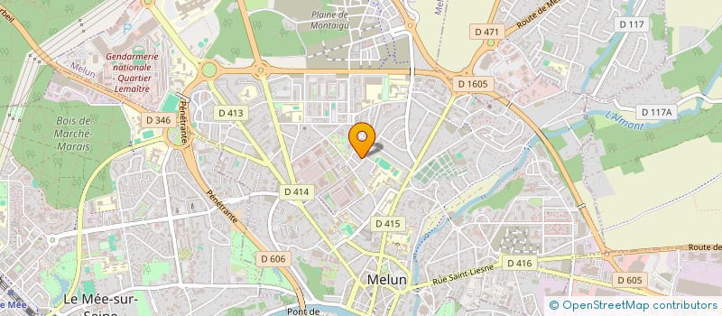 localisation de l'entreprise AMBULANCES TERCHOUNE KHIARI à MELUN