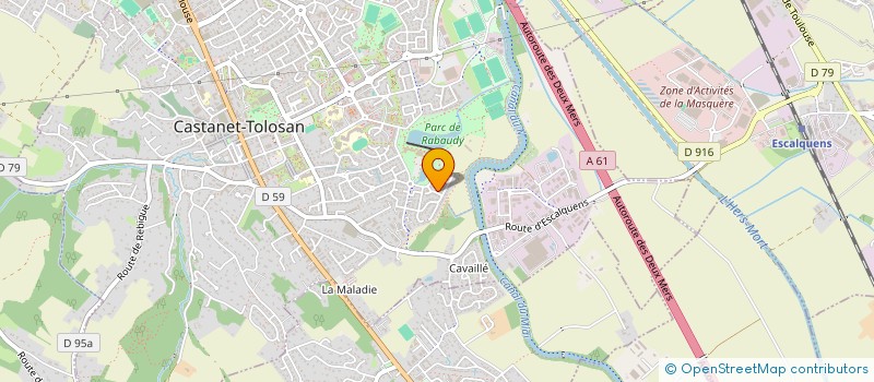 localisation de l'entreprise AMBULANCES TOLOSA à CASTANET-TOLOSAN