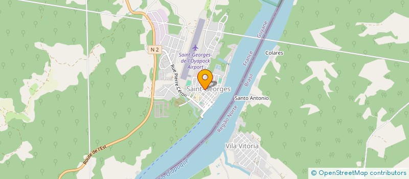 localisation de l'entreprise AMBULANCES TRANSFRONTALIERES 973 à SAINT-GEORGES