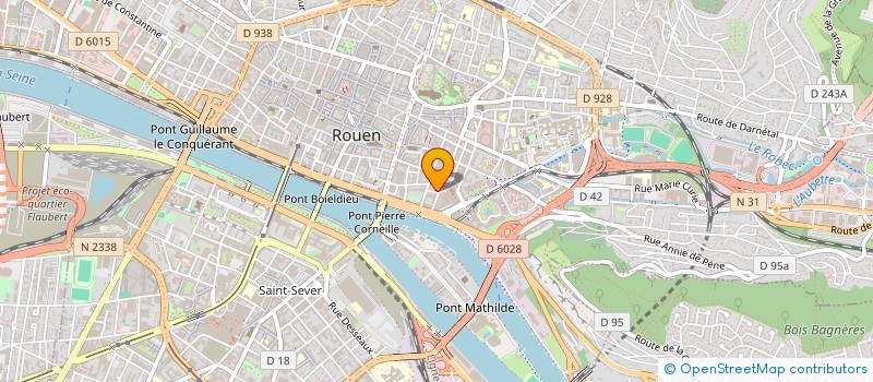 localisation de l'entreprise AMBULANCES TRANSPORTS SANITAIRES URGENTS à ROUEN
