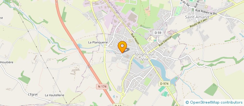 localisation de l'entreprise AMBULANCES VAL 2 VIRE  TORIGNY-LES-VILLES