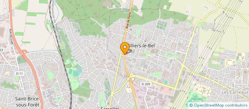 localisation de l'entreprise AMBULANCES VAL D OISE 95  VILLIERS-LE-BEL