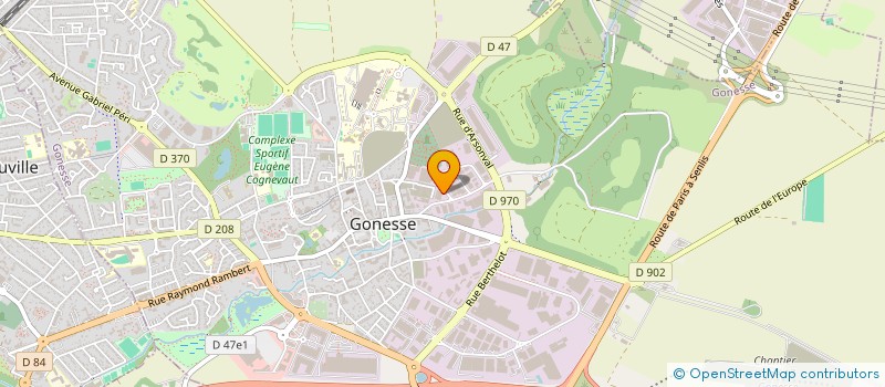 localisation de l'entreprise AMBULANCES VAL DE FRANCE  GONESSE