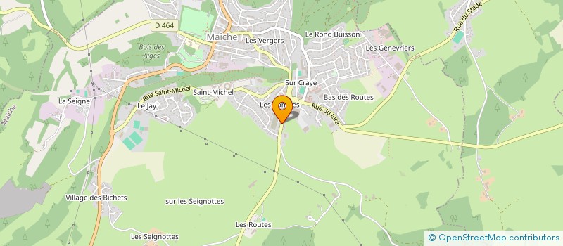 localisation de l'entreprise AMBULANCES VALLAT  MAICHE