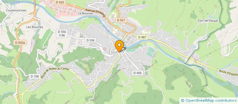 localisation de l'entreprise AMBULANCES VALLEE D'OLT à ESPALION