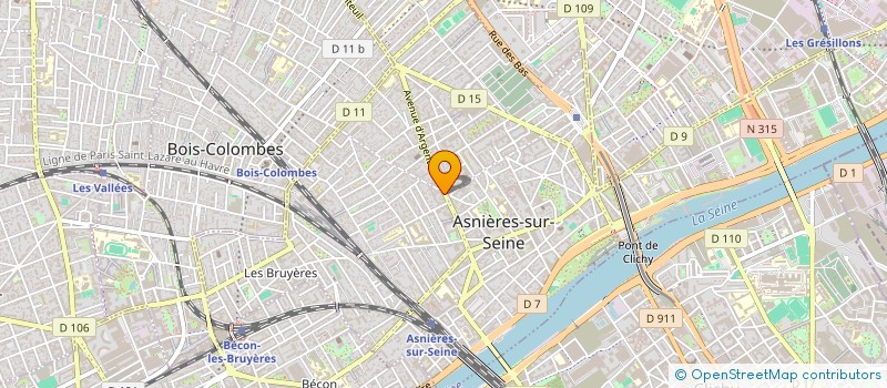 localisation de l'entreprise AMBULANCES VAN GOGH à ASNIERES-SUR-SEINE