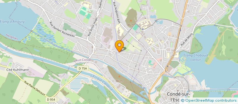 localisation de l'entreprise AMBULANCES VANLEDE à VIEUX-CONDE