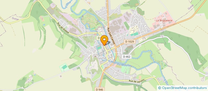 localisation de l'entreprise AMBULANCES VASSELIERE à GUISE