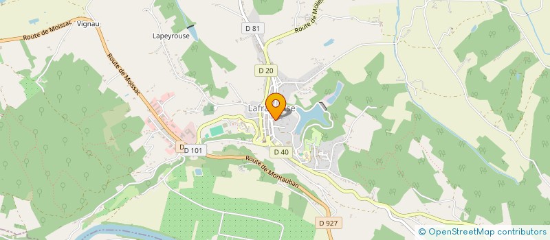 localisation de l'entreprise AMBULANCES VERDIER à LAFRANCAISE