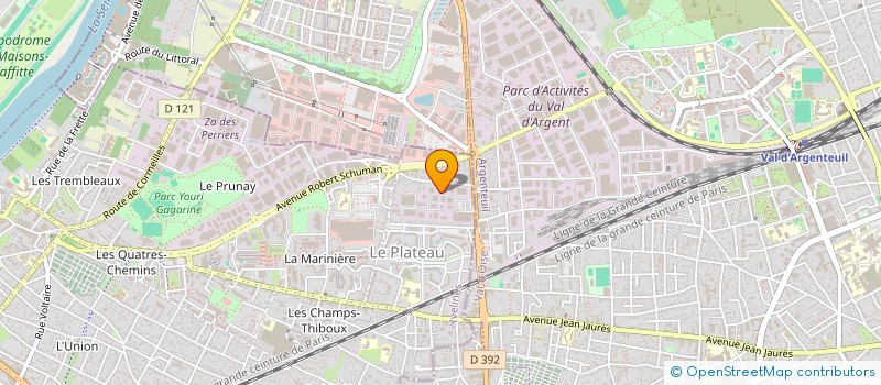 localisation de l'entreprise AMBULANCES VICTOIRE  SARTROUVILLE