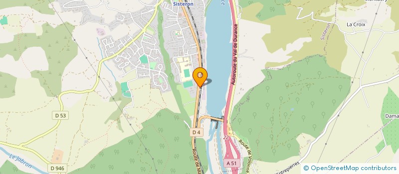 localisation de l'entreprise AMBULANCES VOLPE  SISTERON