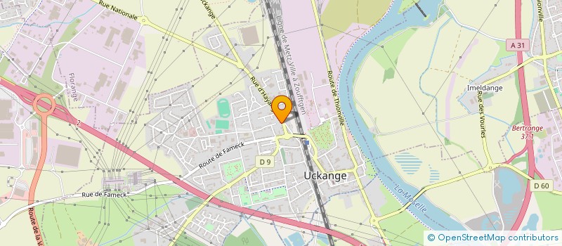 localisation de l'entreprise AMBULANCES VSL TAXIS SGRAFINO  UCKANGE