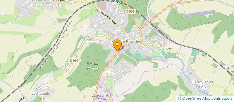 localisation de l'entreprise AMBULANCES WILK  POIX-DE-PICARDIE