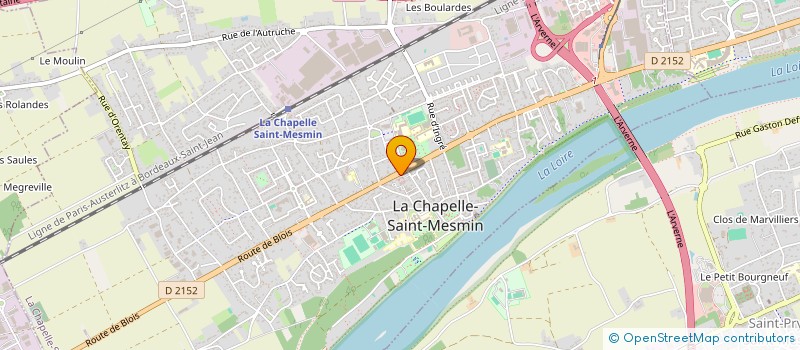 localisation de l'entreprise AMBULANCIERS BRANCARDIERS à LA CHAPELLE-SAINT-MESMIN